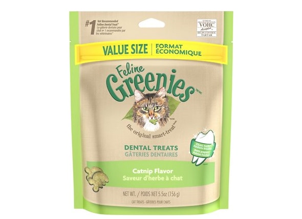 Greenies Feline Catnip Flavor Dental Cat Treats